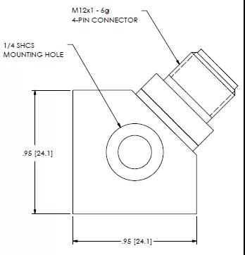 加速度計(jì)639A91尺寸圖